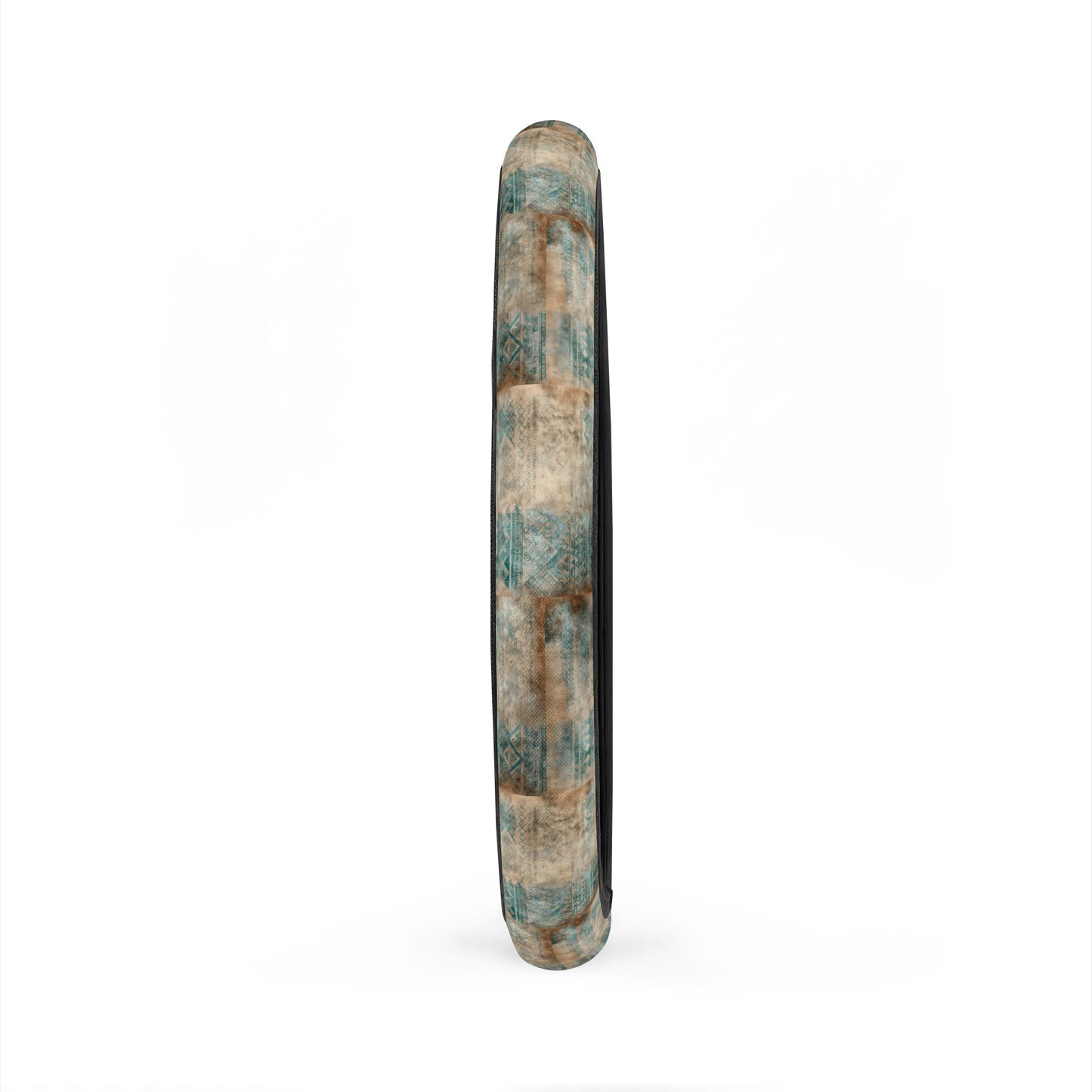Marbled Teal and Beige Steering Wheel Cover