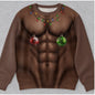 Funny Ugly Christmas Sweater  Festive Holiday Graphic Pullover