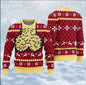 Funny Ugly Christmas Sweater  Festive Holiday Graphic Pullover