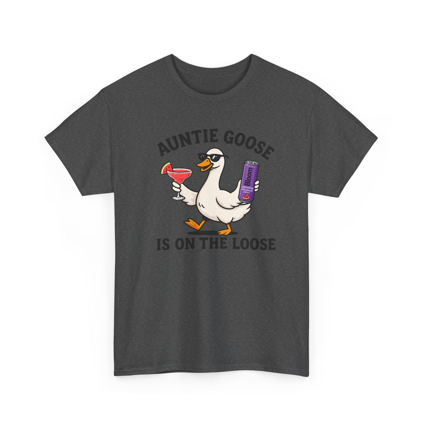 Auntie Goose Is On The Loose Tee - Funny Aunt Shirt for Parties & Gifts