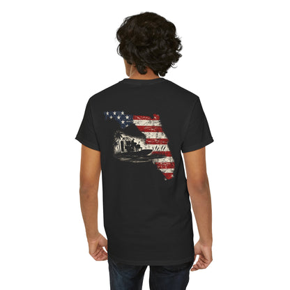 American Flag Airboat T-shirt
