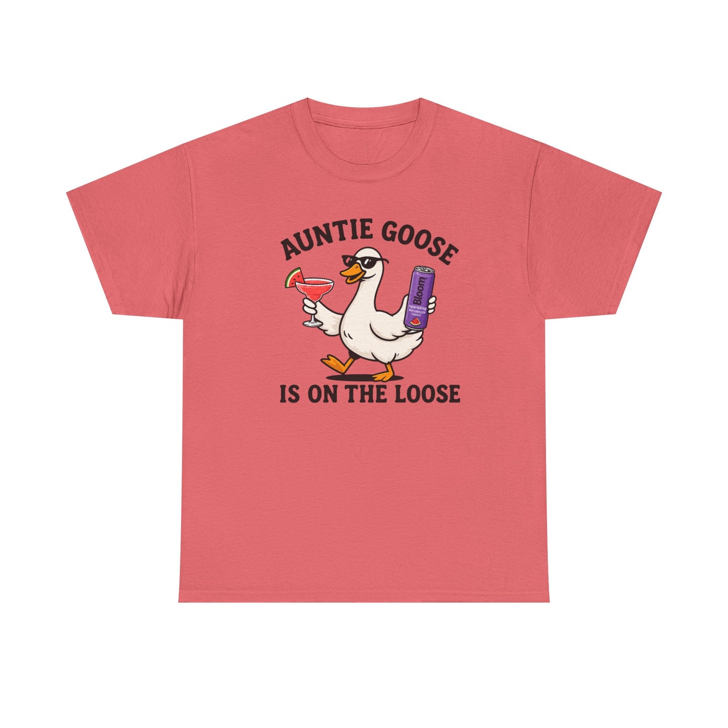 Auntie Goose Is On The Loose Tee - Funny Aunt Shirt for Parties & Gifts