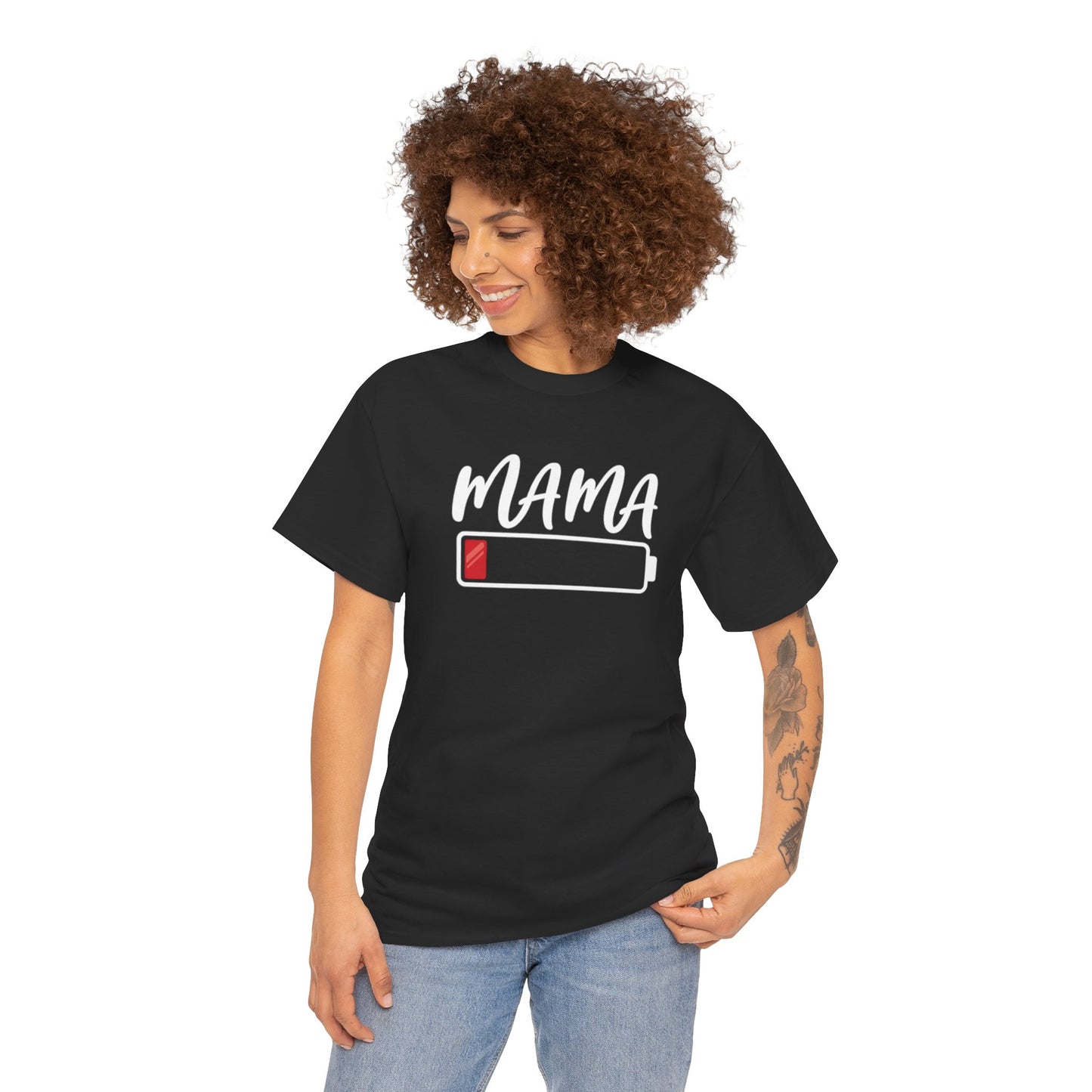 Mama Low Battery T-Shirt