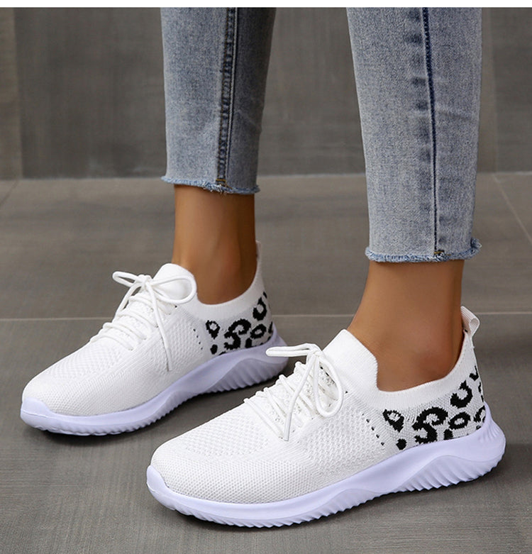 Leopard Print Lace-up