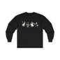 Baseball Players Lineup Long Sleeve Tee