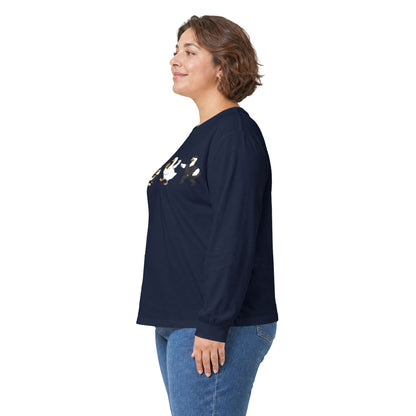 Baseball Players Lineup Long Sleeve Tee