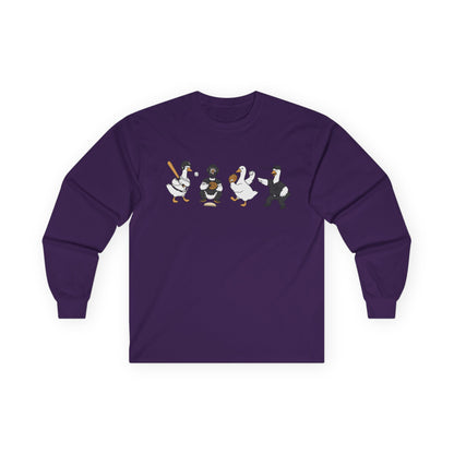 Baseball Players Lineup Long Sleeve Tee