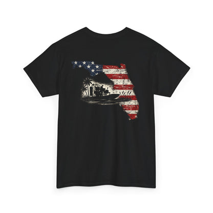 American Flag Airboat T-shirt