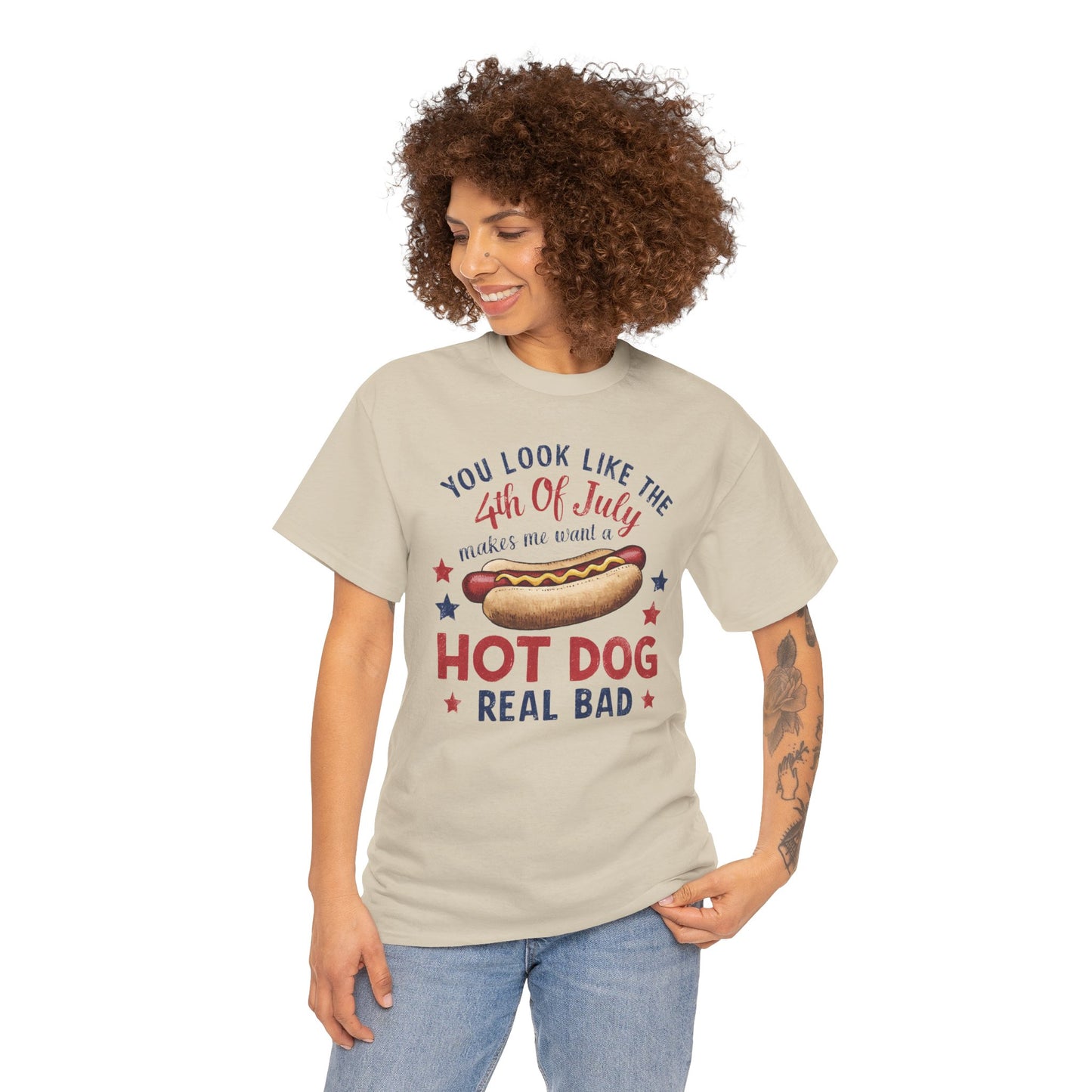 4th of July Hot Dog Tee