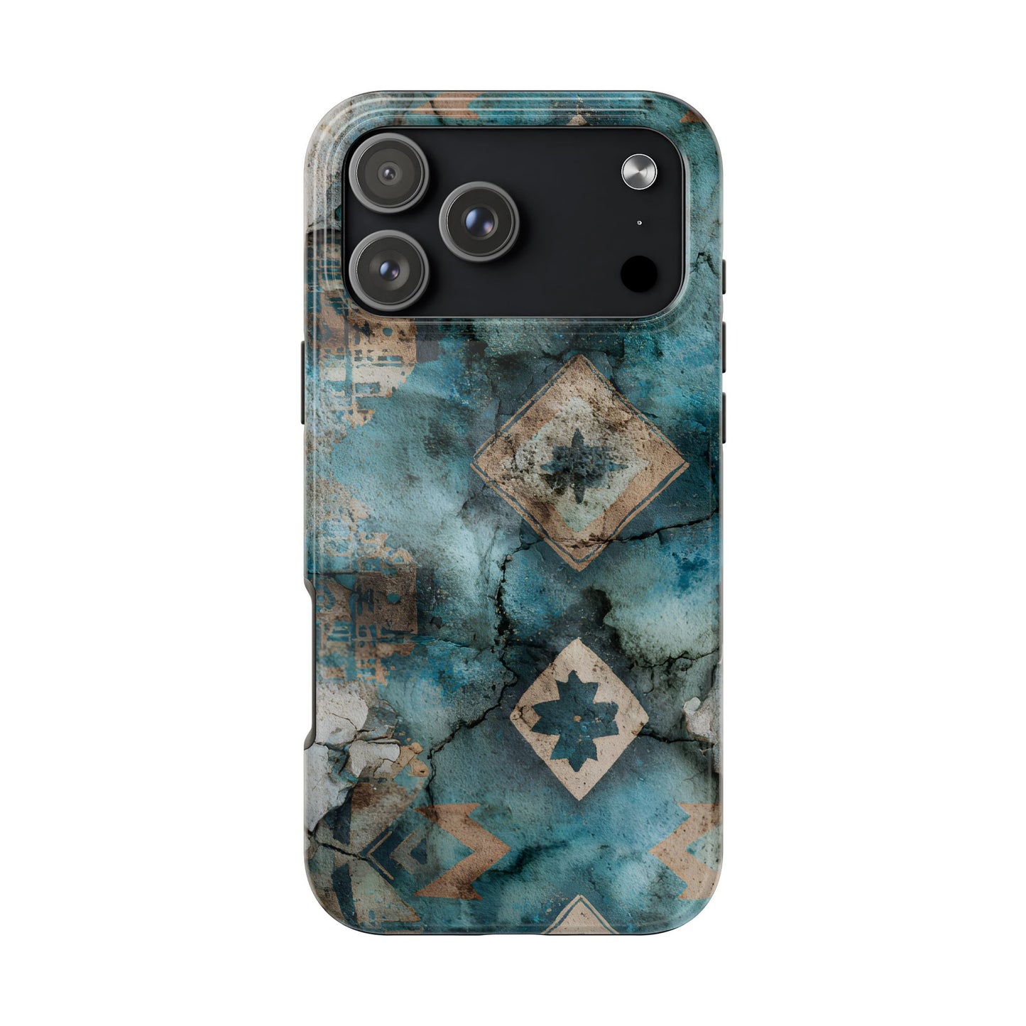 Rustic Tile Tough Phone Case