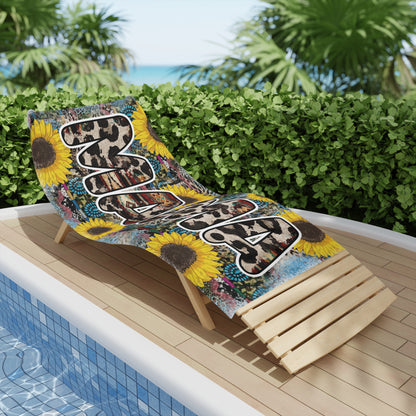 Good Moms Say Bad Words Large30x60 beach towel