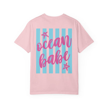Ocean Babe Striped Beach Tee