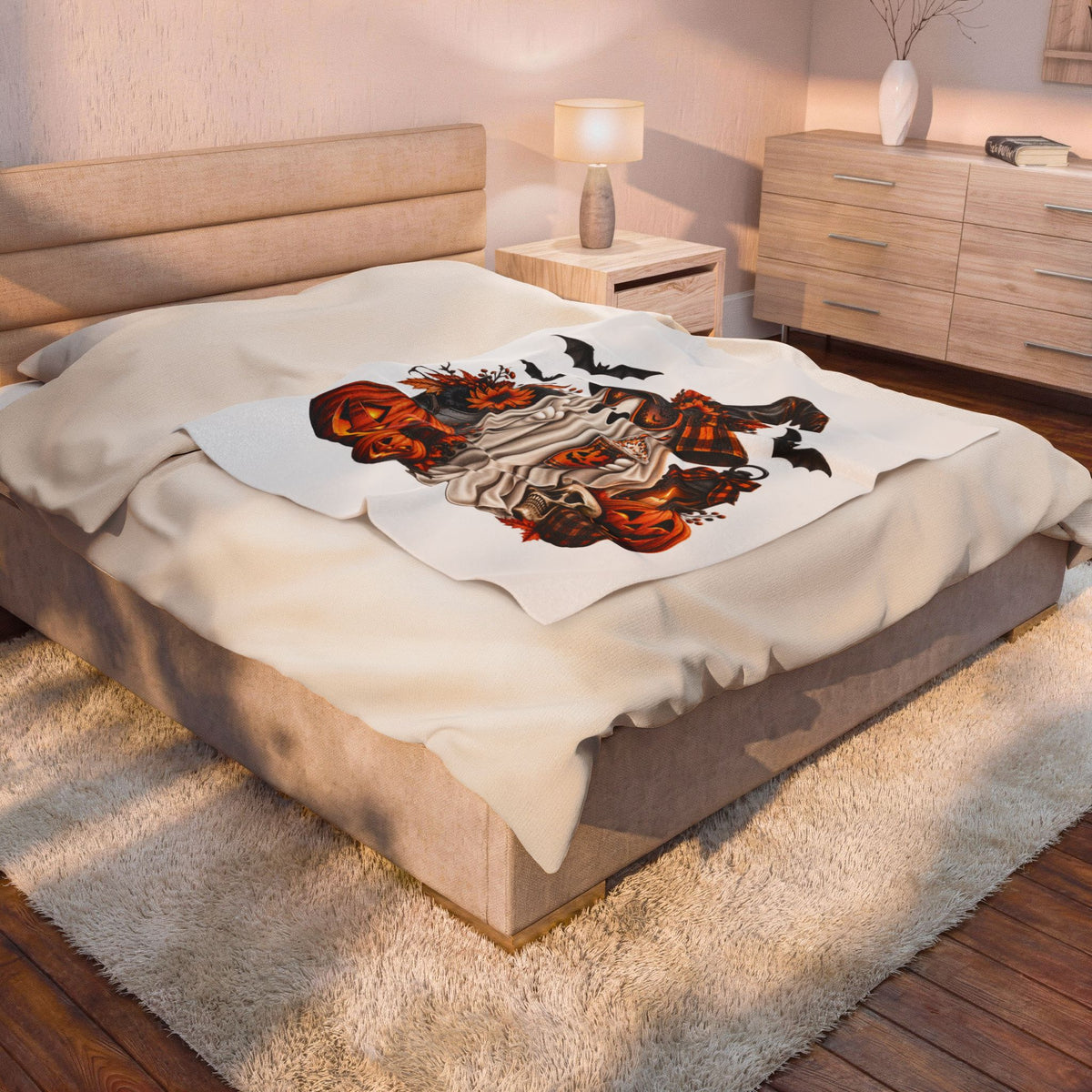 Halloween Ghost Plush Blanket