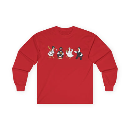 Baseball Players Lineup Long Sleeve Tee