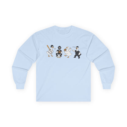 Baseball Players Lineup Long Sleeve Tee