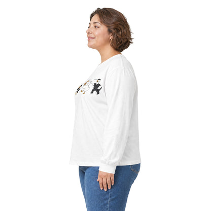 Baseball Players Lineup Long Sleeve Tee