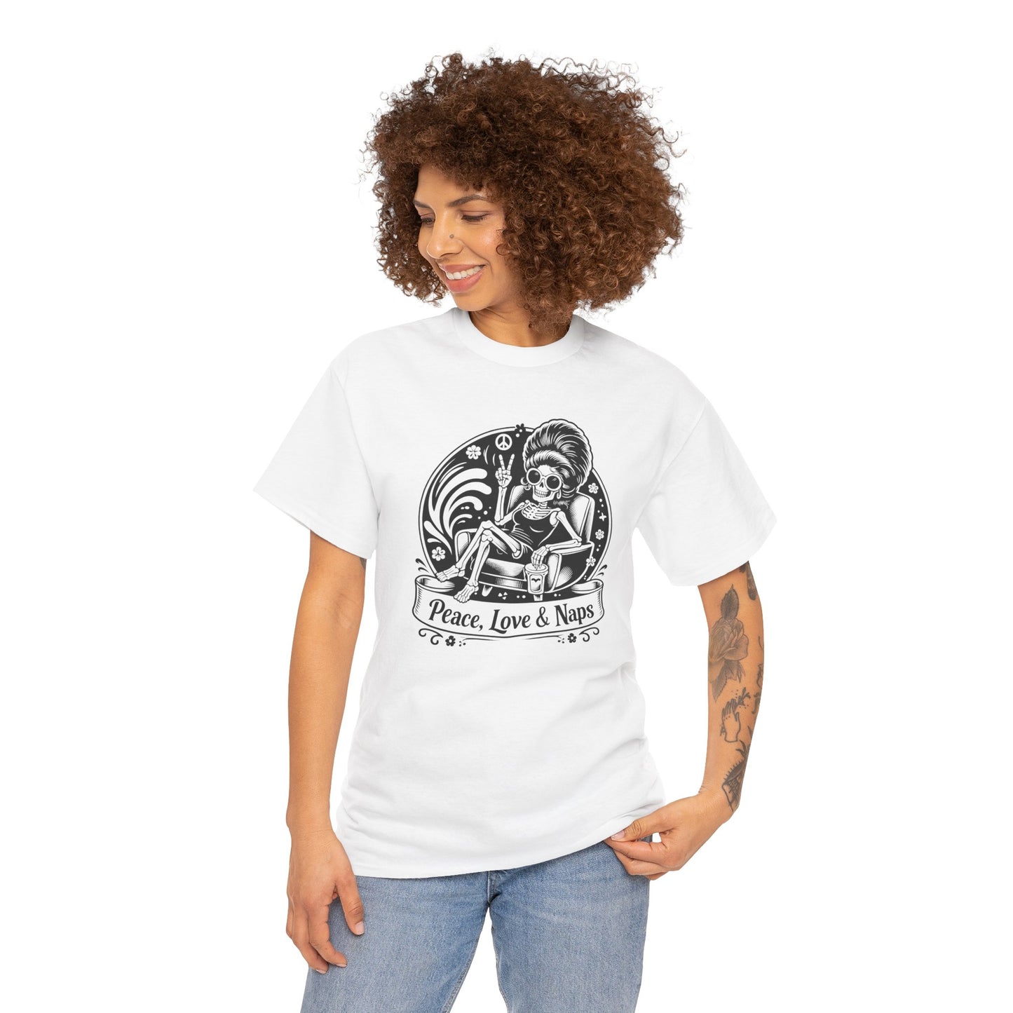 Peace, Love & Naps Tee