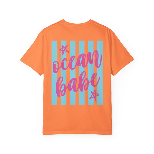 Ocean Babe Striped Beach Tee