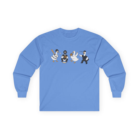 Baseball Players Lineup Long Sleeve Tee