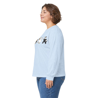 Baseball Players Lineup Long Sleeve Tee