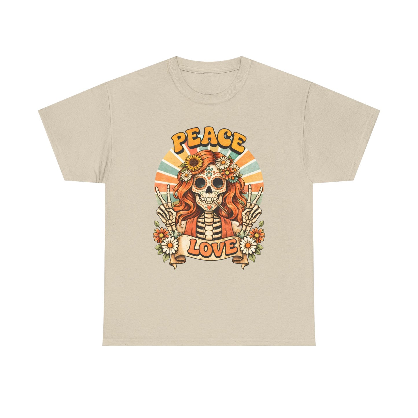 Peace & Love Skull Tee