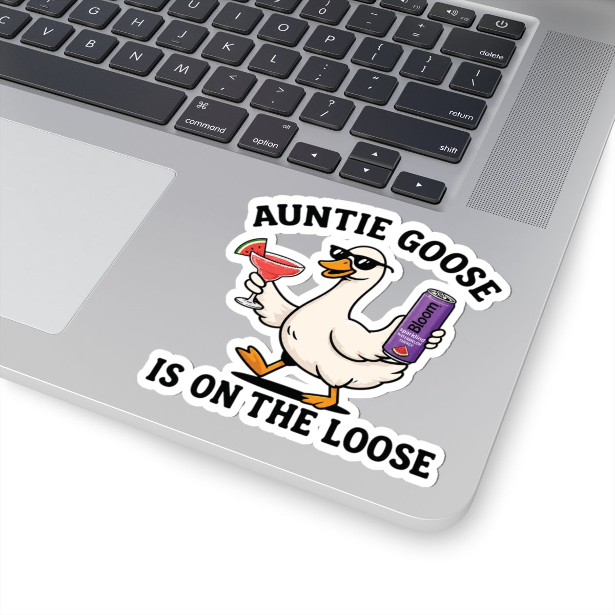 Auntie Goose Is On The Loose Sticker