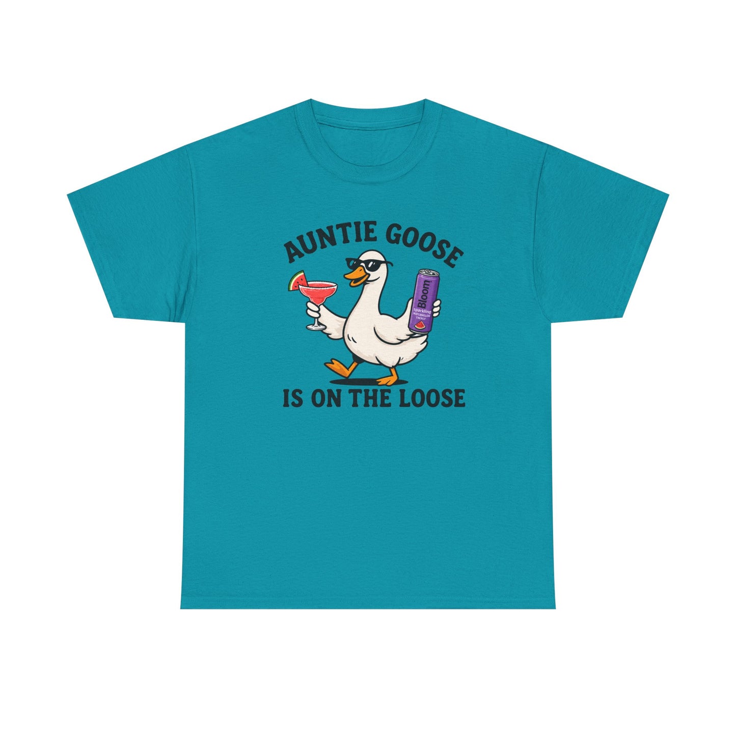 Auntie Goose Is On The Loose Tee - Funny Aunt Shirt for Parties & Gifts
