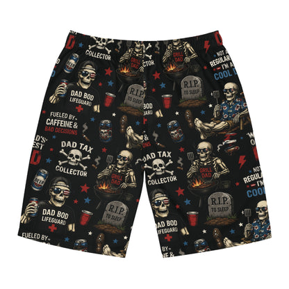 Dad Skull Board Shorts