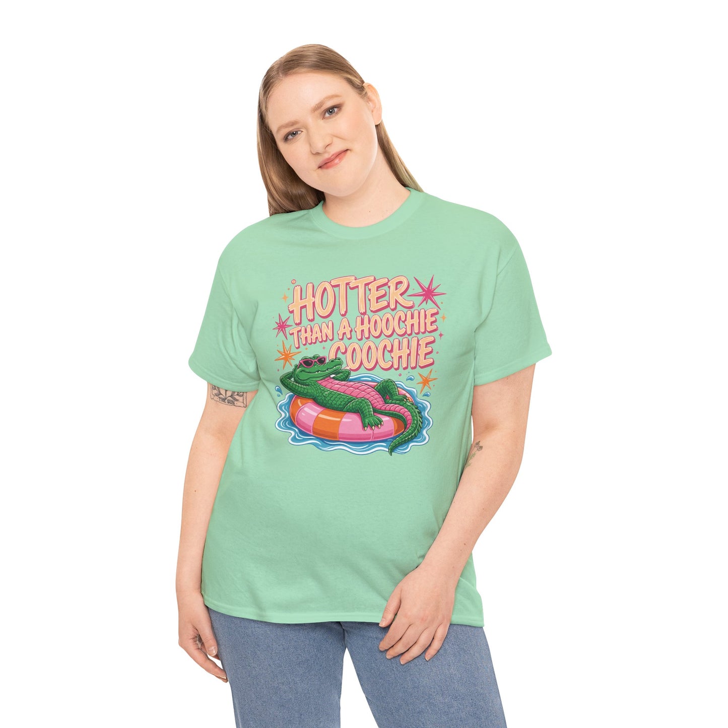 Hotter Than a Hoochie Coochie Alligator Tee