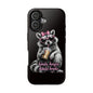 Kinda Boujee, Kinda Broke Raccoon Phone Case