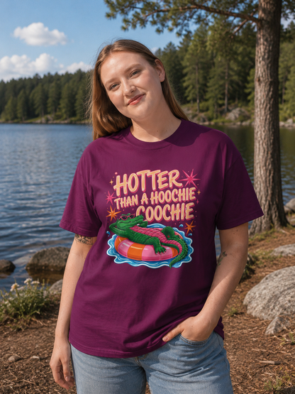 Hotter Than a Hoochie Coochie Alligator Tee