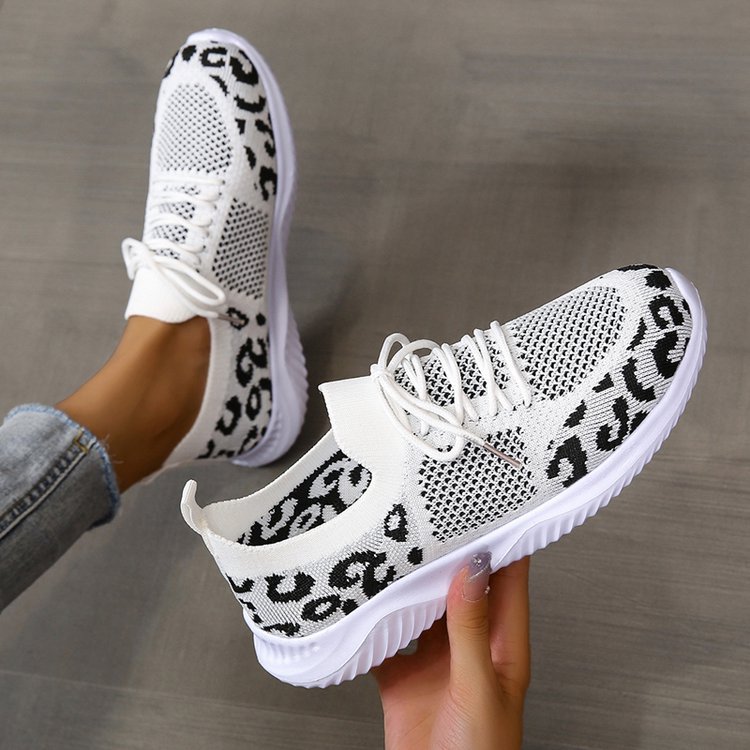 Leopard Print Lace-up