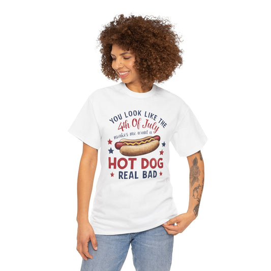 4th of July Hot Dog Tee