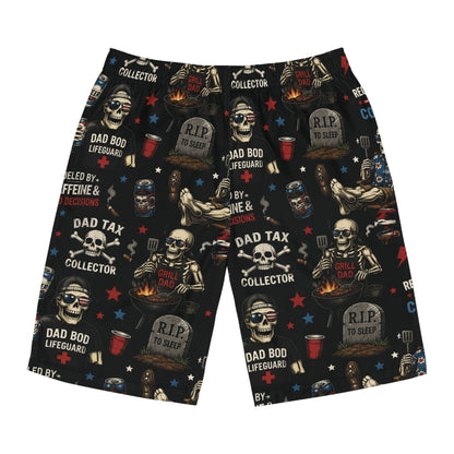 Dad Skull Board Shorts
