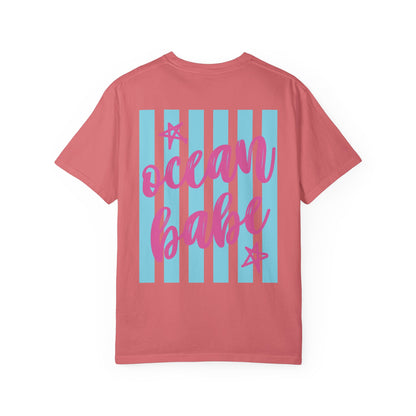 Ocean Babe Striped Beach Tee