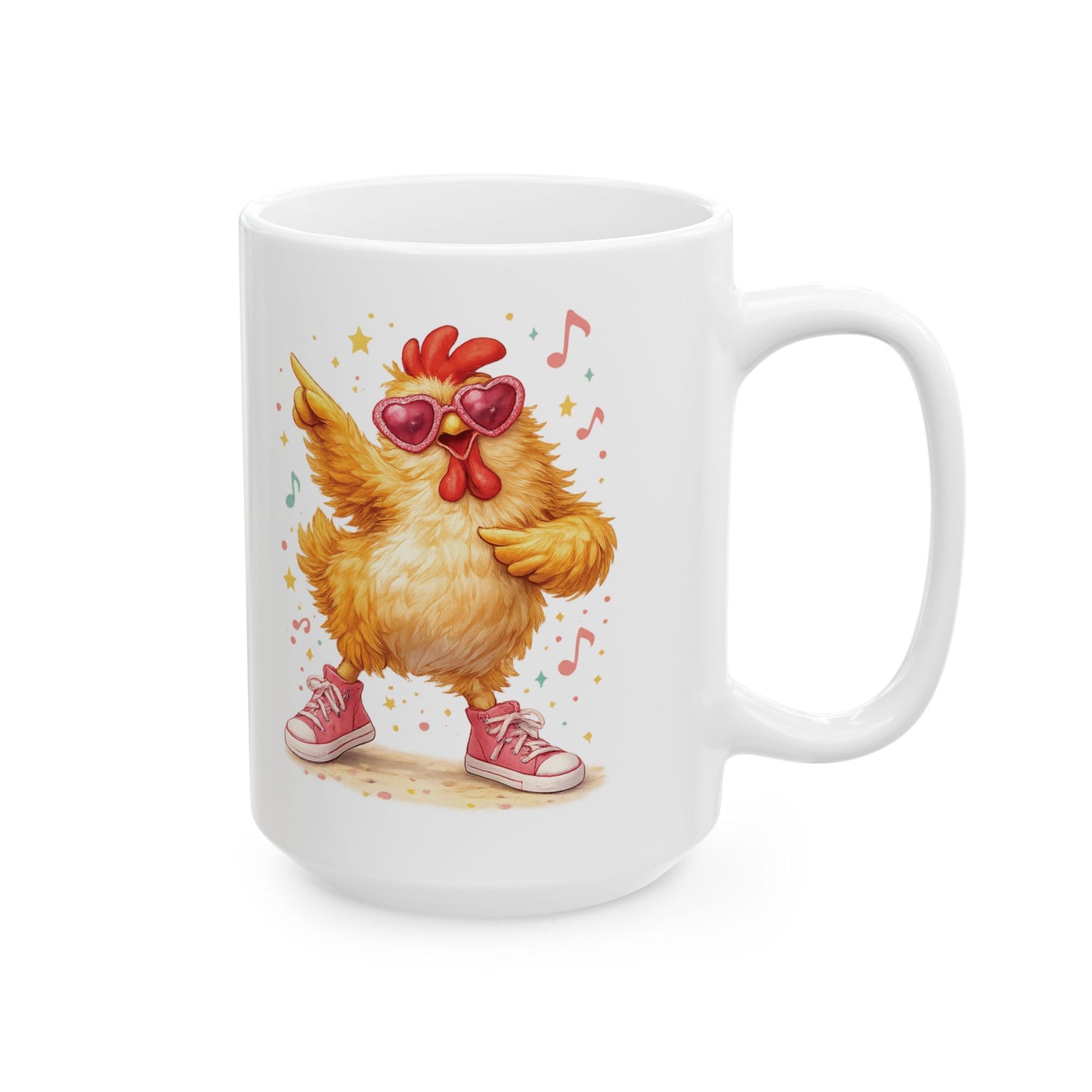 Cute dancin Chicken mug