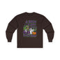 A Brew A Day Witch Away Graphic Long Sleeve Tee