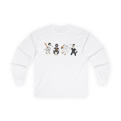 Baseball Players Lineup Long Sleeve Tee