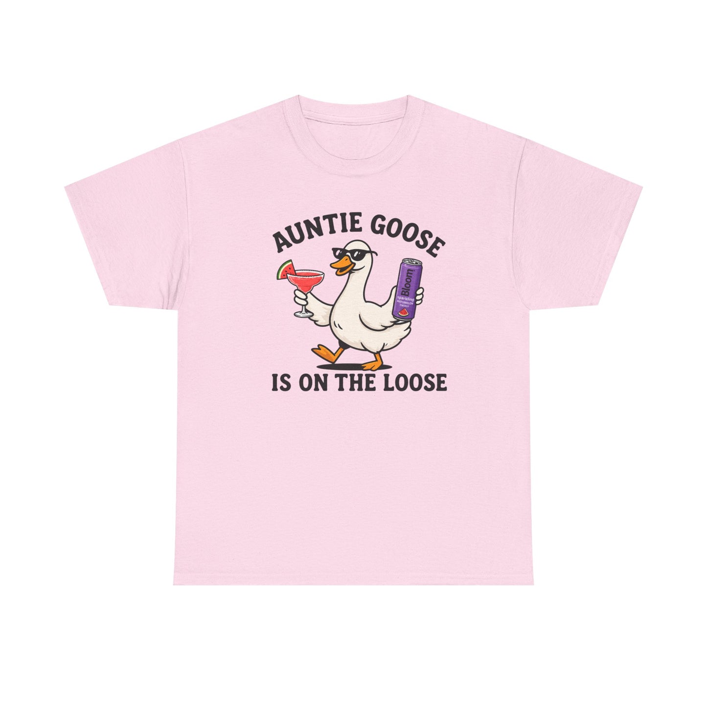 Auntie Goose Is On The Loose Tee - Funny Aunt Shirt for Parties & Gifts