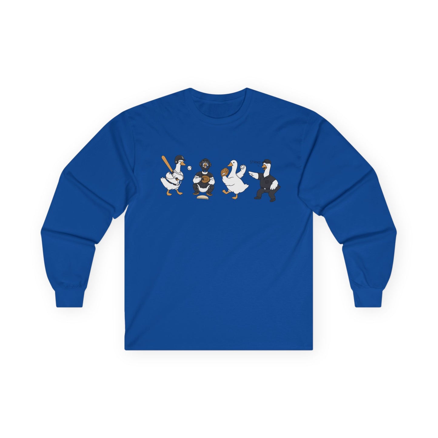 Baseball Players Lineup Long Sleeve Tee