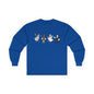 Baseball Players Lineup Long Sleeve Tee