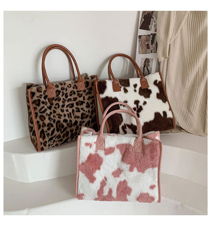 Western Plush Handbag
