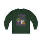 A Brew A Day Witch Away Graphic Long Sleeve Tee