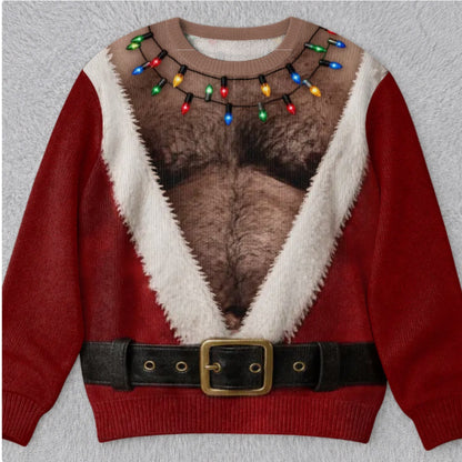 Funny Ugly Christmas Sweater  Festive Holiday Graphic Pullover