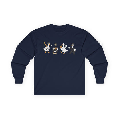 Baseball Players Lineup Long Sleeve Tee