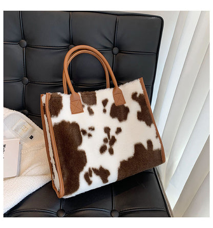 Western Plush Handbag