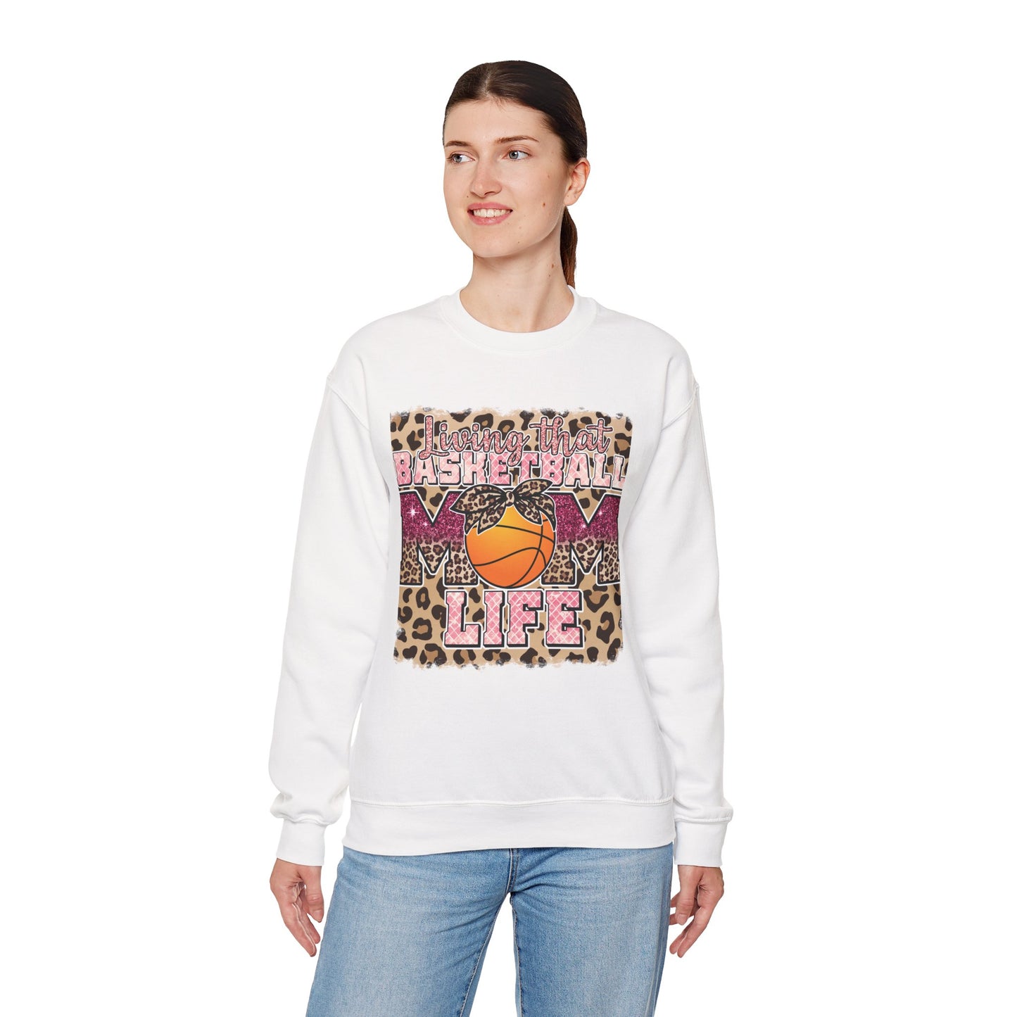 Basketball Mom Life Crewneck