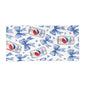 diet Pepsi Blue Floral Beach Towel