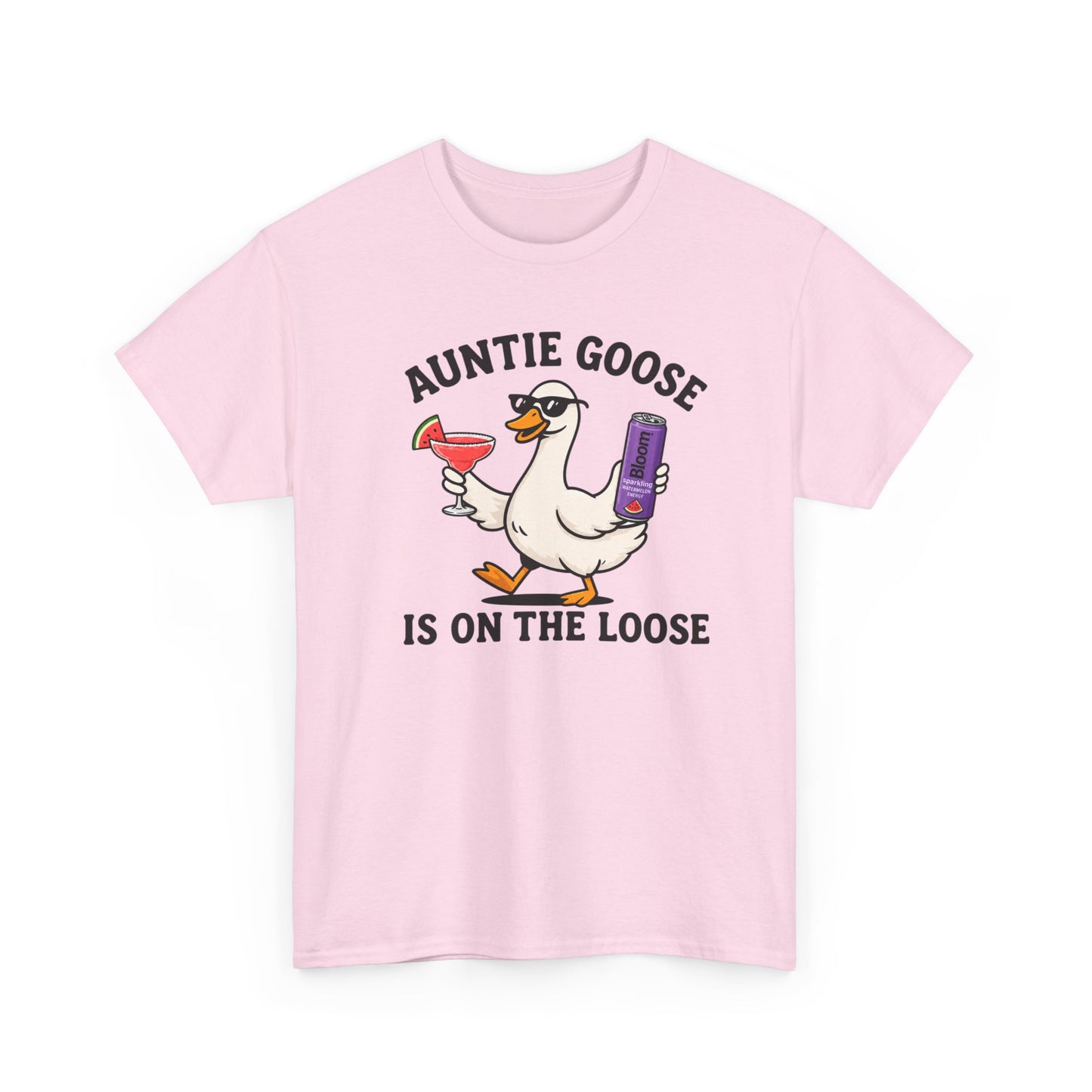Auntie Goose Is On The Loose Tee - Funny Aunt Shirt for Parties & Gifts