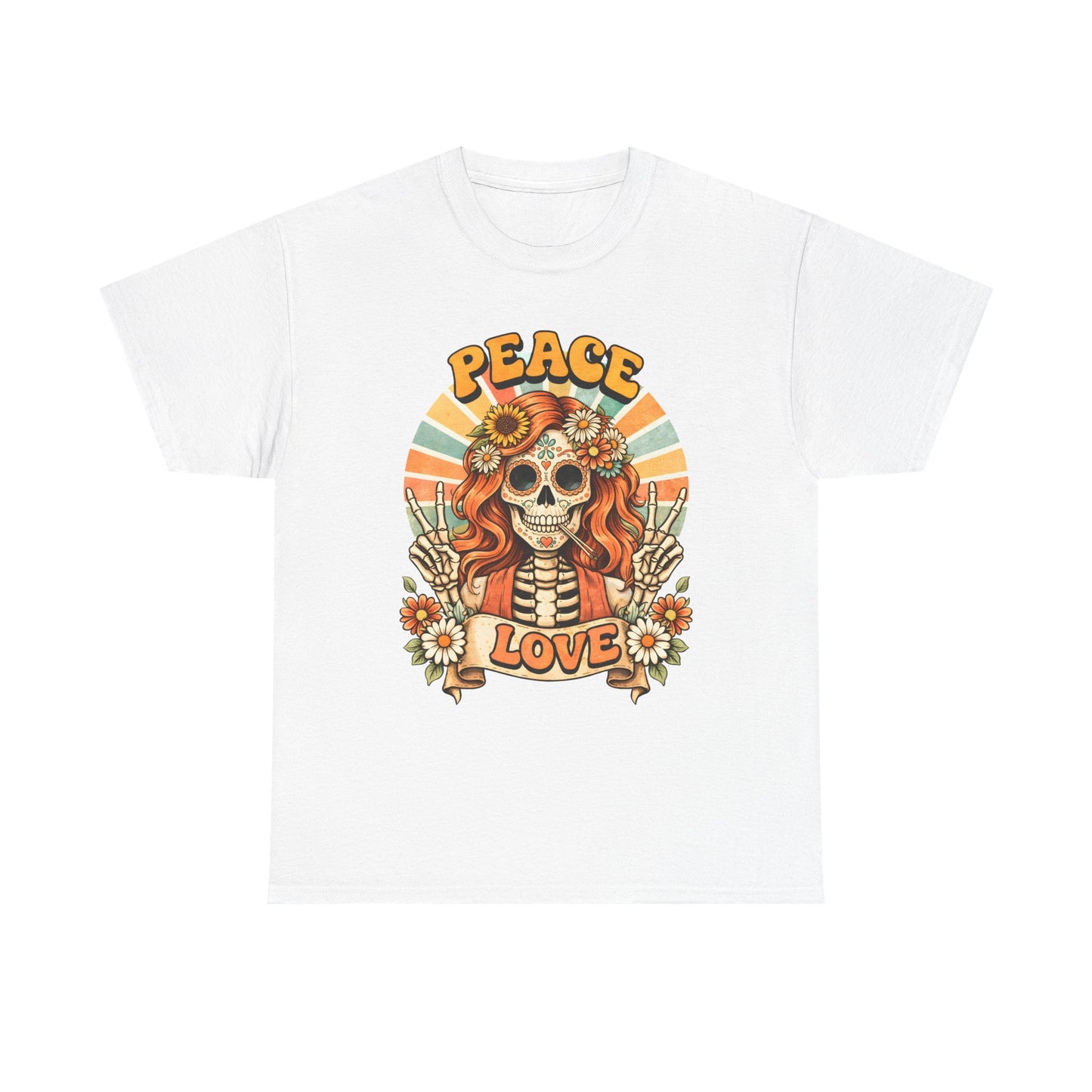 Peace & Love Skull Tee